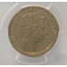 AUSTRALIA 2000 . ONE 1 DOLLAR COIN . ERROR . MULE . STRUCK ON TEN 10 CENTS